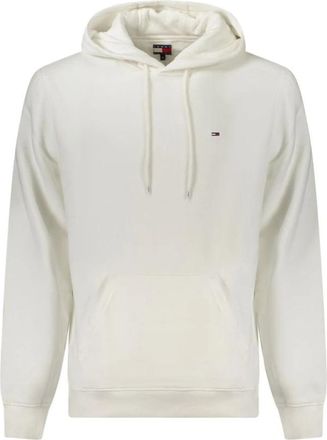 Tommy Hilfiger Witte Katoenen Heren Trui - Heren - Hoodies - Wit - XL - Katoen - Hoodies & sweatvesten