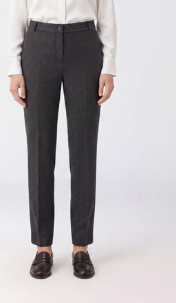 Pinko Pantaloni chino slim fit in cr&ecirc;pe stretch con tasche america