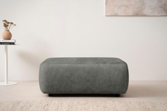 HOME AFFAIRE Polsterhocker »Torge, Hocker in Cord, Samtvelours oder Struktur« passend zur Serie Torge, rechteckig, bequemer Sitzkomfort