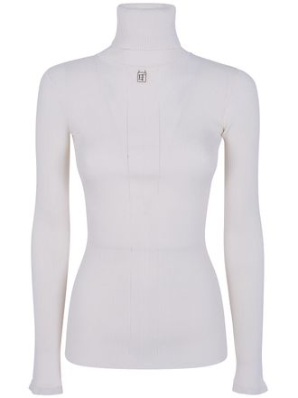 Elisabetta Franchi Sweater Turtle Neck Mk22b66e2 193 Butter