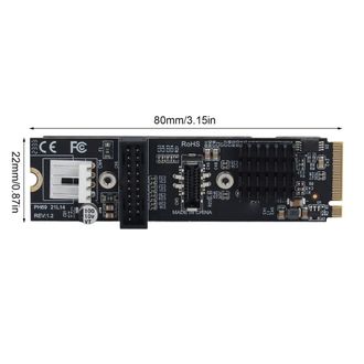 OEM Adaptador De Panel Frontal Usb 3.1 De 5 Gbps Para Placas Base Pcie M.2 Con M Key