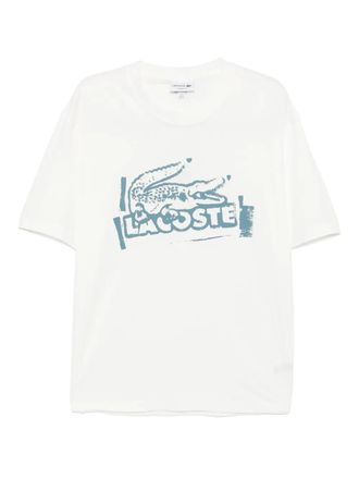 Lacoste T-shirt con stampa - Bianco