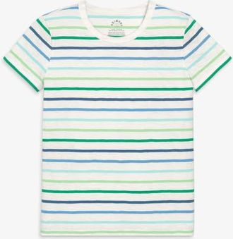 primary Adult Multi Stripe Classic Tee in Cool Mist Stripe at Nordstrom, Size Medium