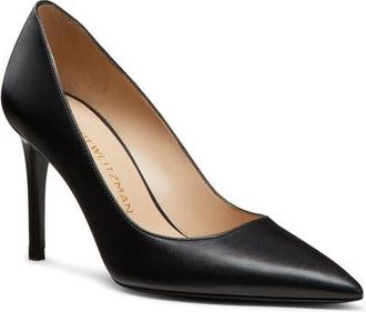 Stuart Weitzman Stuart Power 85 Pump in Black at Nordstrom, Size 11.5