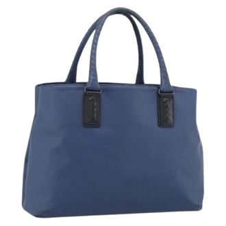 Bottega Veneta Bolsa Tote Vintage Pre-owned - Pre-owned - Mujer - Azul - ONE SIZE