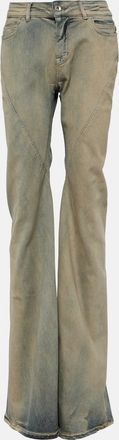Rick Owens DRKSHDW mid-rise flared jeans