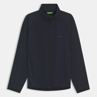 HUGO BOSS Mens Boss J Putt Water-Repellent Jacket in Dark Blue