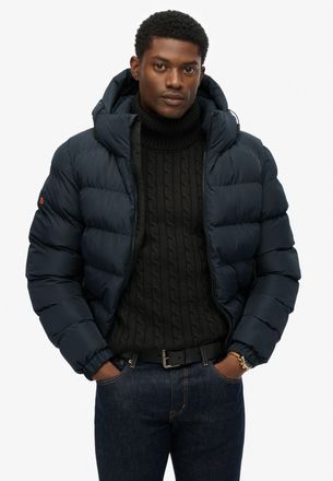 Superdry HOODED SPORTS PUFFER JACKET mit Kapuze Kunstfaser, relaxed fit