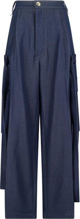 Darkpark Ruth Cargo Broek - Dames - Wijde Broeken - Blauw - 3XS - Polyester - Broeken