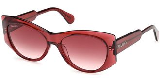 Max & Co. MO0116 69T Womens Sunglasses Burgundy Size 56