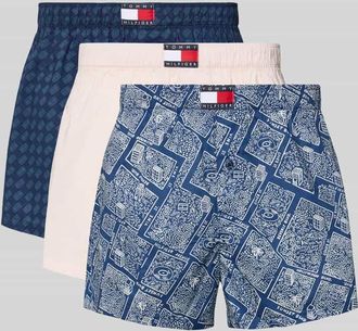 Tommy Hilfiger Regular Fit Boxershorts aus reiner Baumwolle im 3er-Pack in Marine, Gr&ouml;&szlig;e XXL