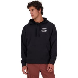 Mons Royale Inversion Merino Hoodie - Mens in Black at Nordstrom, Size X-Large