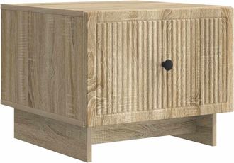 vidaXL Mesa De Caf&eacute; Roble Sonoma 49 X 50 X 40 Cm Madera De Ingenier&iacute;a Vidaxl