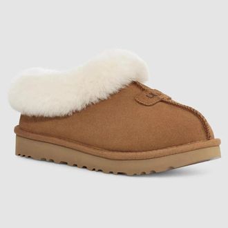 UGG Womens UGG Tazzette -CHE Slipper Chestnut Suede Sheepskin Lined RHS7613