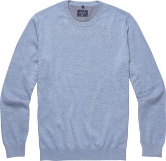 Marvelis Strickpullover MARVELIS, Herren, Gr. XL, hellblau, Strick, Obermaterial: 100% Baumwolle, regular fit, Rundhals, Rippb&uuml;ndchen, Pullover Strickpullover,