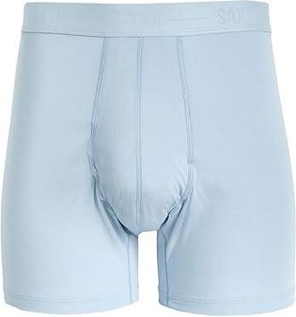 Saxx Underwear Smooth Luxe Micro Modal Boxer Brief Mens Underwear Blue Fog : 2XL, Elastane/Modal