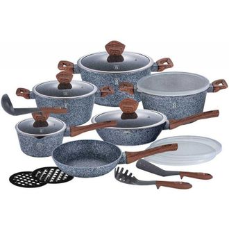 Berlinger Haus Juego De Bater&iacute;a De Cocina De 18 Piezas Berlinger Haus Bh-6198 Forest Line