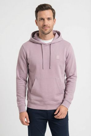 Boss Orange by Hugo Boss Kapuzensweatshirt BOSS ORANGE Wetalk, Herren, Gr. 4XL, light, pastel lila539, Sweatware, Obermaterial: 100% Baumwolle, regular fit h&uuml;ftlang, hoch gesc