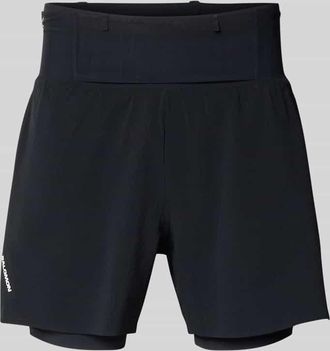 Salomon Shorts im 2-in-1-Look Modell SENSE AERO 2IN1 in Black, Gr&ouml;&szlig;e XXL