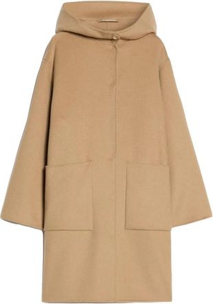Pennyblack Lange wollen jas - Dames - Mantel - Beige - S - Wol - Jassen