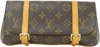 Louis Vuitton Pre-owned Monogram Fanny Pack Pochette - Dames - Vintage Schoudertas - Bruin - ONE Size - Vintage
