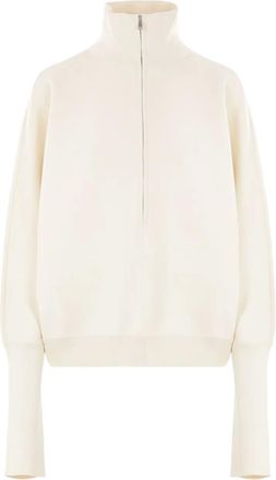 Max Mara embroidered-logo sweatshirt - Neutrals