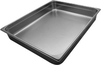 Pentole Agnelli Bacinella Gastronorm 2/1 Inossidabile Agnelli Cm 65x53x10