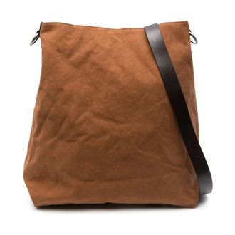 Dries Van Noten Large Crossbody Bag - male - Dries Van Noten - Cross Body Bags - Orange - ONE SIZE - Bags