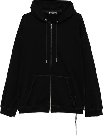 Mastermind Japan Felpa con cappuccio e logo - Nero
