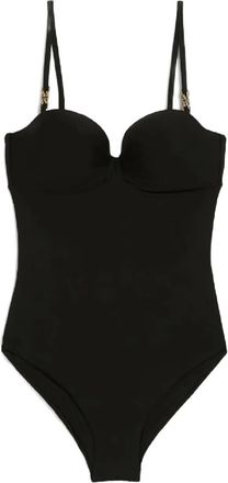 Max Mara Costume da bagno Chantal con spalline rimovibili - Nero