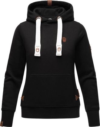 Navahoo Dames Hoodie Damlaa - Warme Capuchontrui met Hoge Kraag