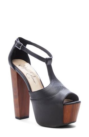 Jessica Simpson Dany Sandal in Black/black at Nordstrom, Size 11