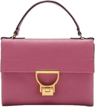 Coccinelle Arlettis Mini Handtas - Dames - Handtassen - Roze - ONE Size - Leer - Tassen