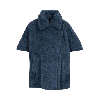 Max Mara Dames, Jassen, Blauw, Maat: ONE Size Zijde