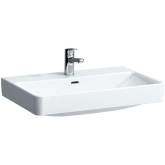 Laufen Laufen - Pro S Lavabo Sobre Encimera, Sin Agujero Para Grifo, Con