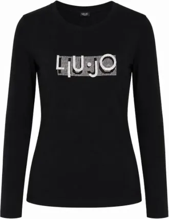 Liu Jo Long Sleeve Top - Dames - Longsleeves - Zwart - XS - Tops