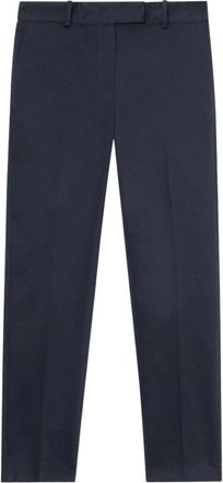 Brooks Brothers Klassieke katoenen chino - Dames - Chinos - Blauw - XS - Katoen - Broeken