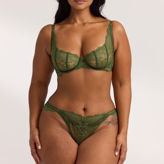 Lounge Enchant Plunge BH - Olijf - 65 / DD