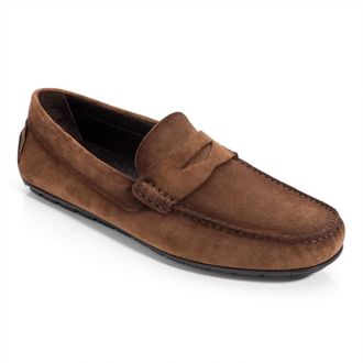 To Boot New York Mens Adelaide Driving Shoe In Midbrown/chocolate
