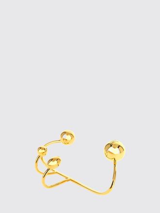 Paco Rabanne Bracciale rigido asimmetrico in ottone color oro