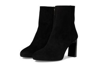 Stuart Weitzman Babette Plaform Zip Bootie Womens Boots Black : 10.5 M, Leather