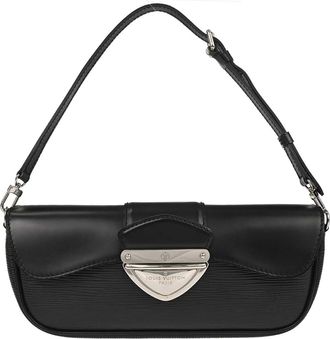 Louis Vuitton Montaigne Epi Black Leather Handbag (Pre-Owned)