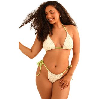 Dippin' Daisy's Swimwear Palm Top in Dotted Pink at Nordstrom, Size Small