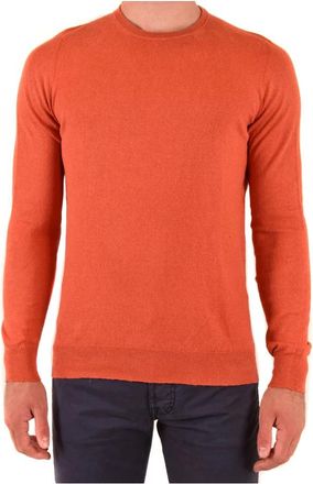 Drumohr Trui - Heren - Ronde hals truien - Oranje - M - Truien & Vesten