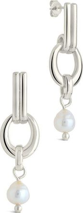 Sterling Forever 7-9Mm Pearl Giselle Door Knocker Stud Earrings