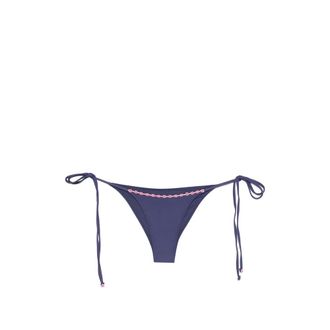 Frankies Bikinis Bikinis, female, Blue, Size: XS Miblo Tie-Side Bikini Bottom