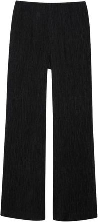 Anine Bing Aden Pants - Dames - Wijde Broeken - Zwart - L - Broeken