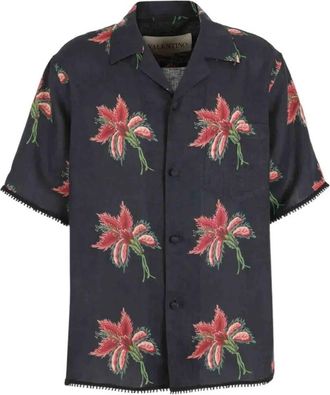 Valentino Garavani Papier Floral Short Sleeve Shirt