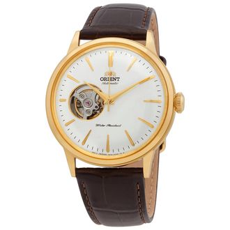 Orient Classic Automatic Silver Open Heart Dial Mens Watch RA-AG0003S10B