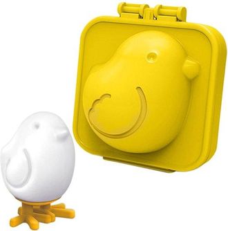OEM Molde 2 Piezas Huevos Duros, Bonito Molde Amarillo Huevos Duros, Molde 7 X 6 Cm Almuerzos Bento, Molde Reutilizable Presentaci&oacute;n Divertida Comida